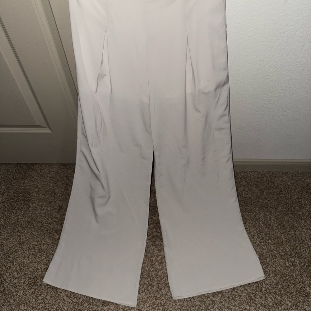 Elegant Cream Women's Pants
